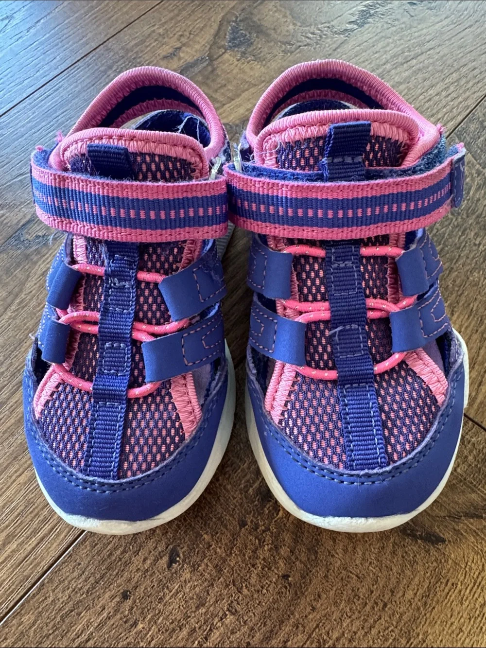 Stride Rite Flynn toddler girl sandals, size 7, purple/pink
